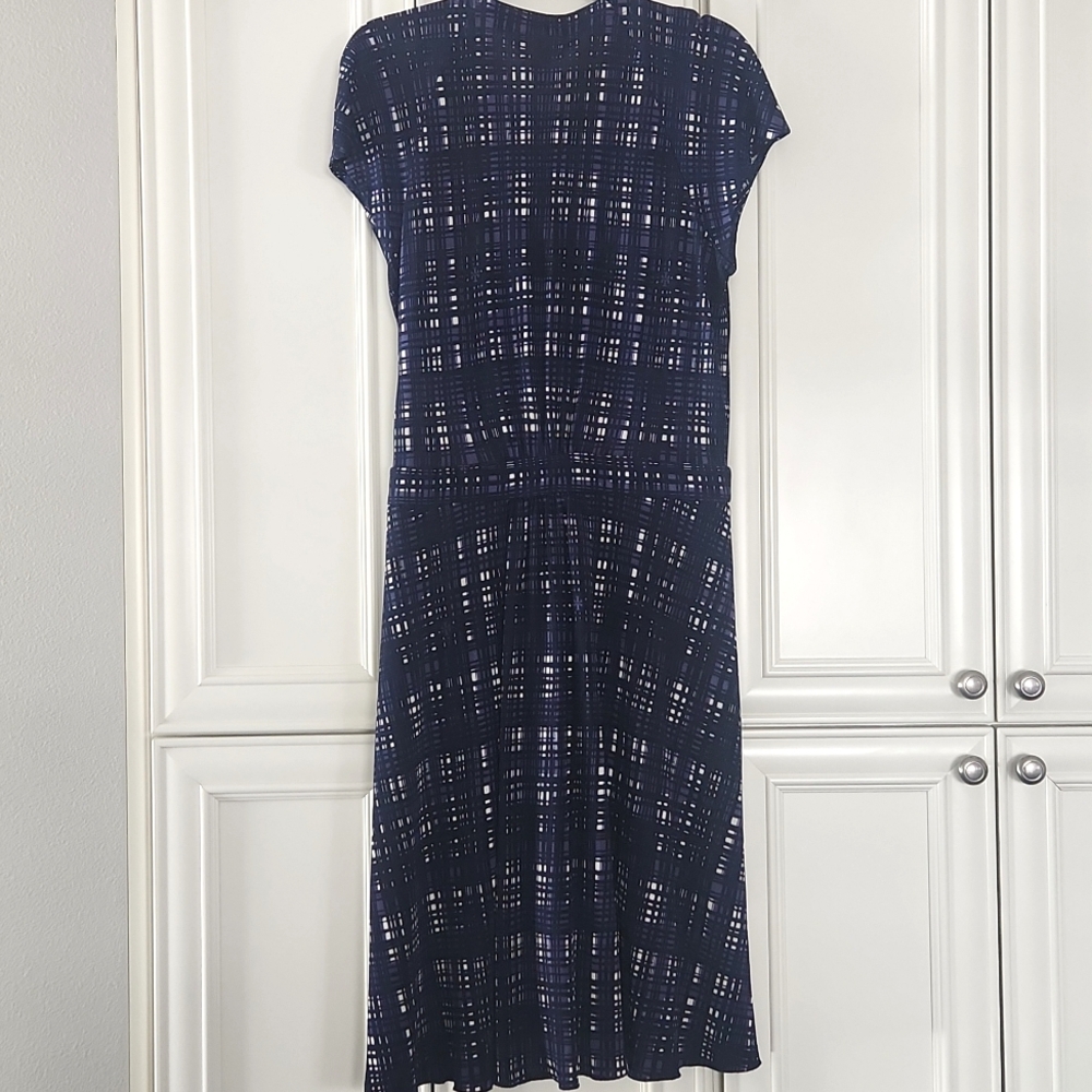 TORY BURCH | $275 Clementine Plaid A-Line Dress - Picture 9 of 10